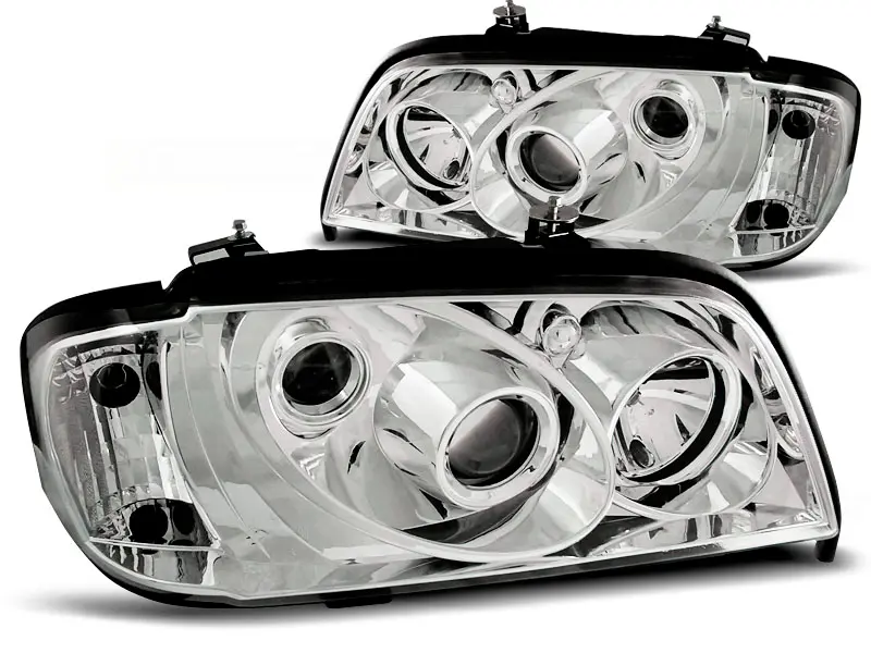 Headlights Mercedes W202 C-Class 93-00 Chrome