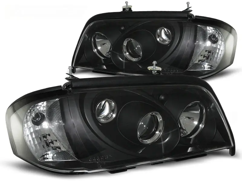 Headlights Mercedes W202 C-Class 93-00 Black