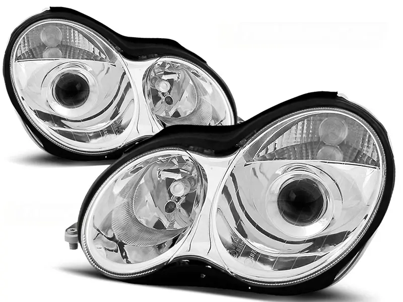 Headlights Mercedes C W203 00-04 Chrome