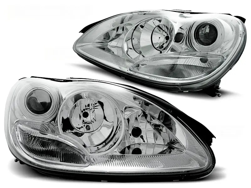 Headlights Mercedes W220 S 02-05 Xenon Chrome
