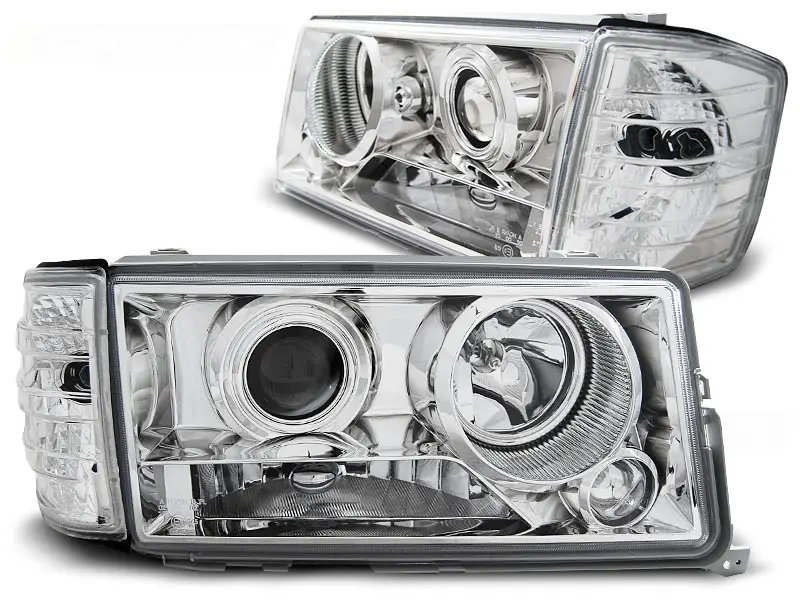 Headlights Mercedes W201/190 82-93 Chrome