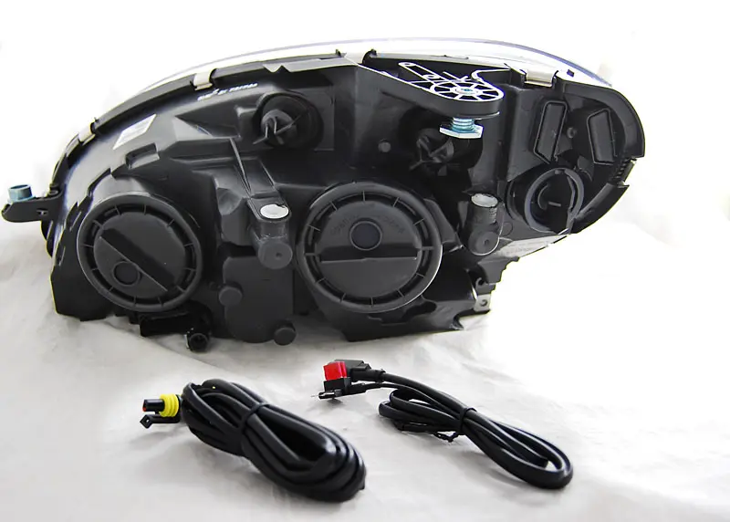 Headlights Mercedes W204 07-10 Chrome – náhľad 2