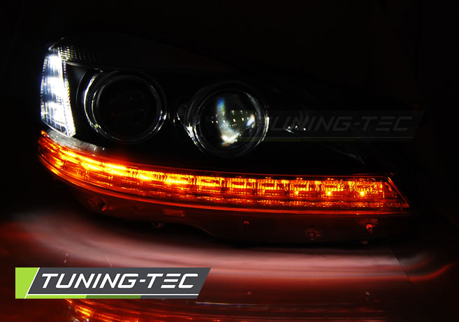 Headlights Mercedes W221 S-Class 05-09 Black – náhľad 3