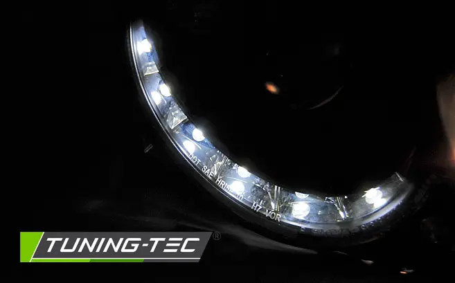Headlights Mercedes CLK W209 03-10 DE Black – náhľad 2