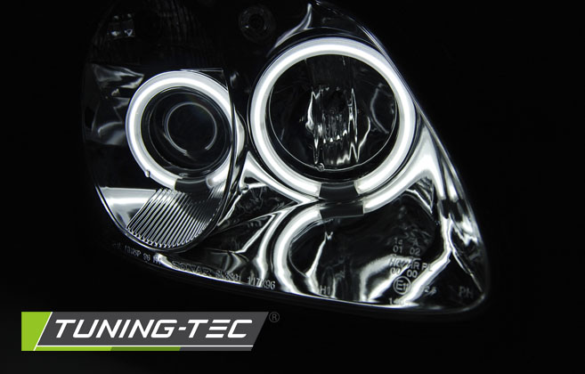 Headlights Mercedes SLK R170 96-04 CCFL Chrome – náhľad 2