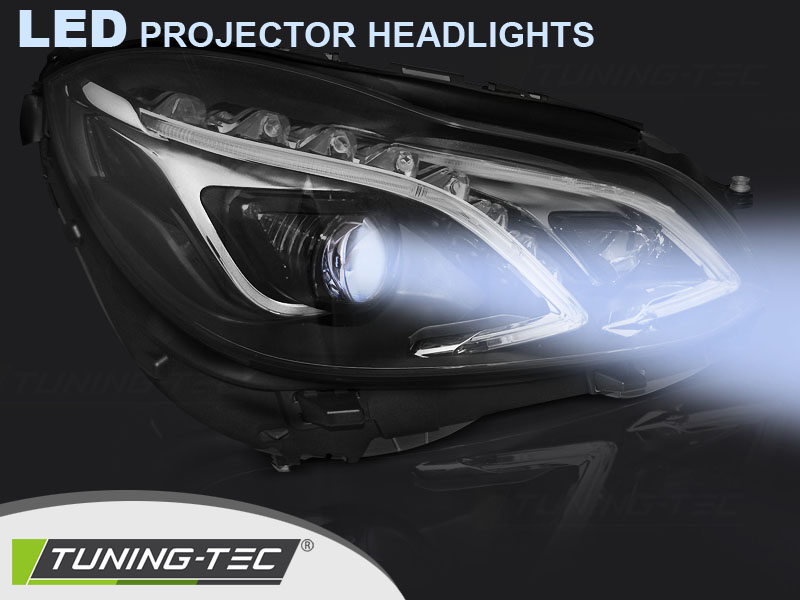 Headlights Mercedes E W212 13-16 LED Black – náhľad 2