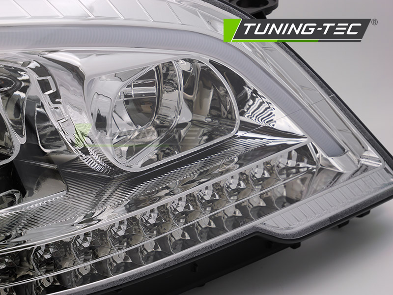Headlights Mercedes W164 ML 09-11 Tube Light Chrome – náhľad 2
