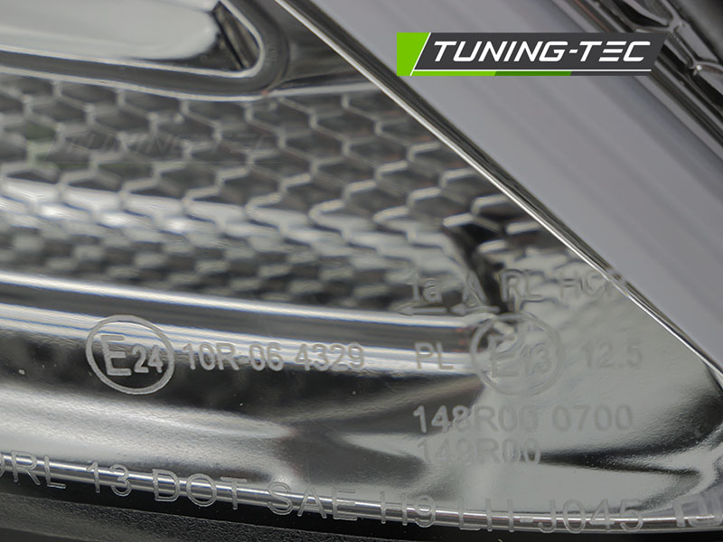 Headlights Mercedes C W205 14-18 Tube LED Chrome – náhľad 5