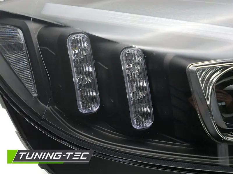 Headlights Mercedes C W205 14-18 Tube LED Black – náhľad 2