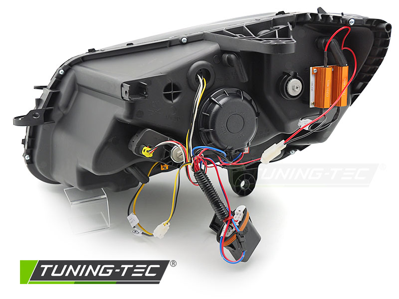 Headlights Mercedes C W205 14-18 Tube LED Black – náhľad 8