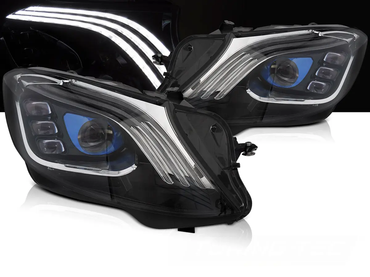 Headlights Mercedes S W222 13-17 Full LED Black