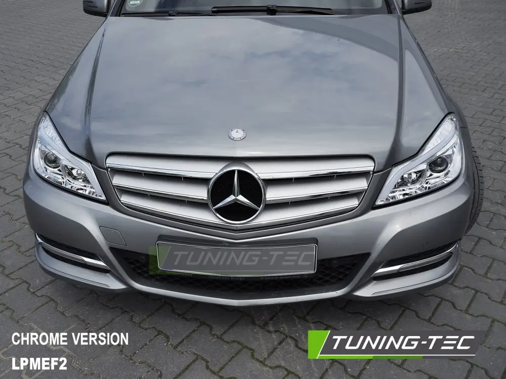 Headlights Mercedes W204 11-14 Dynamic Chrome – náhľad 5