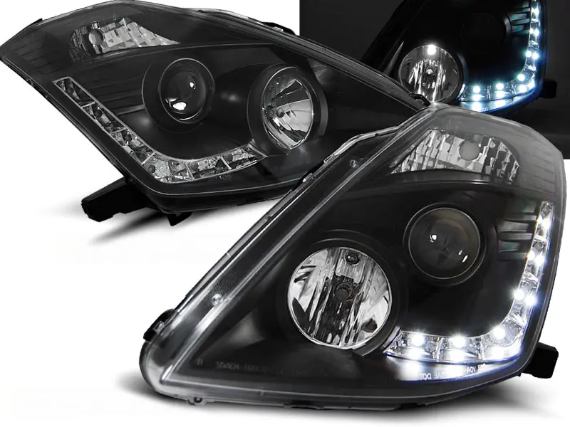 Headlights Nissan 350Z 03-05 Devil Eyes Black