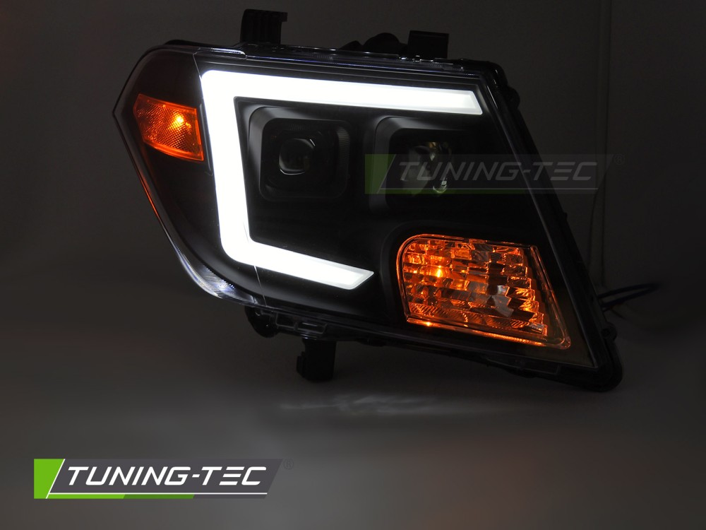 Headlights Nissan Frontier 09-14 Black – náhľad 2