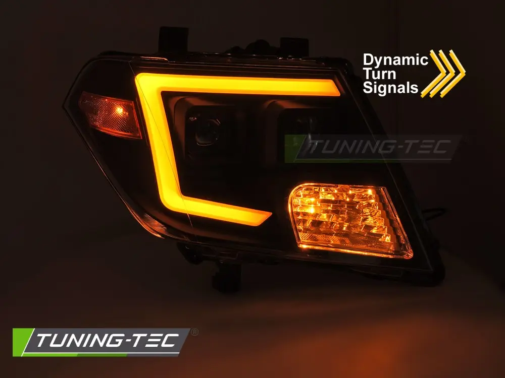 Headlights Nissan Frontier 09-14 Black – náhľad 3