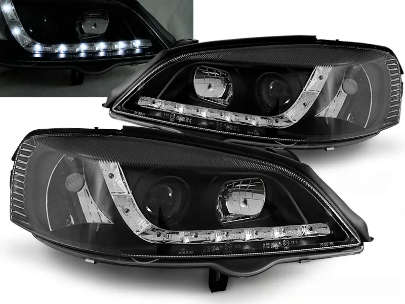 Headlights Opel Astra G 97-04 Devil Eyes Black