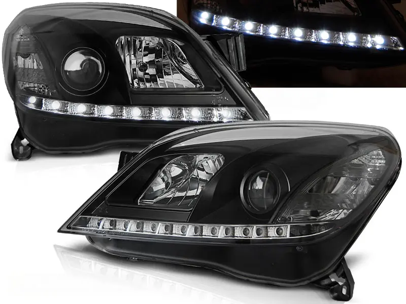 Headlights Opel Astra H 04-09 Devil Eyes Black