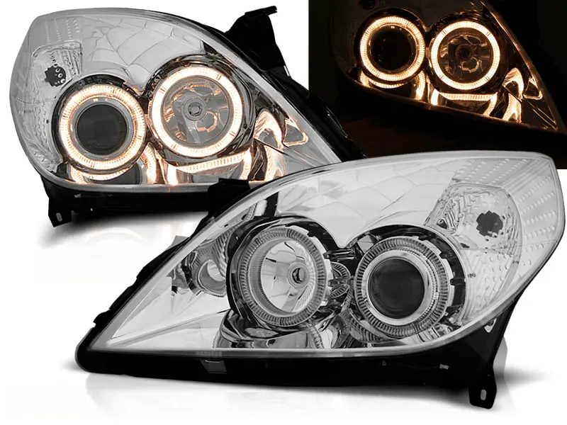 Headlights Opel Vectra/Signum C 05-08 Angel Eyes