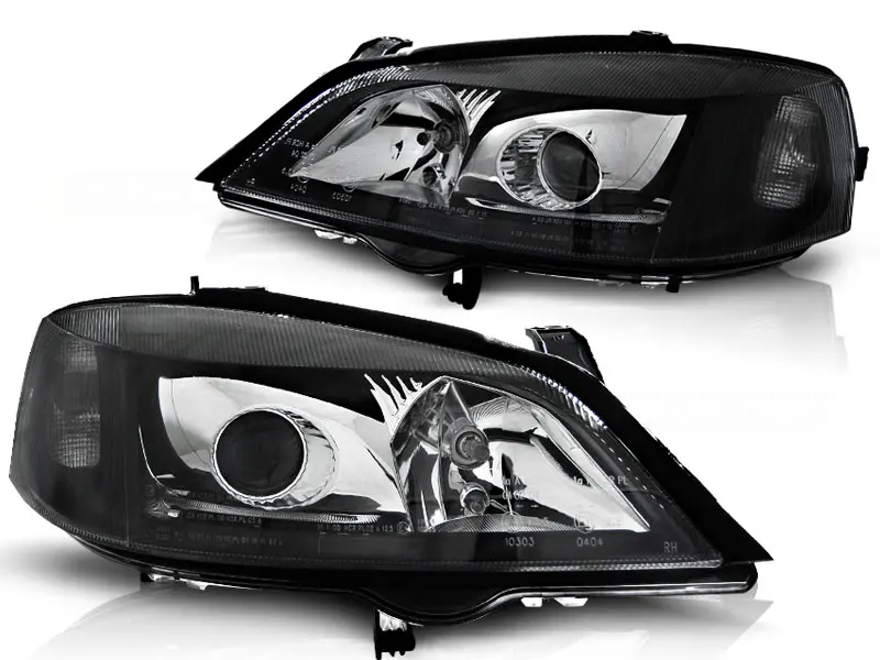 Headlights Opel Astra G 97-04 Black