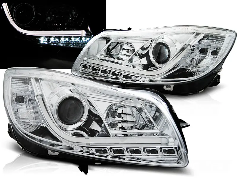 Headlights Opel Insignia 08-12 Tube Light Chrome