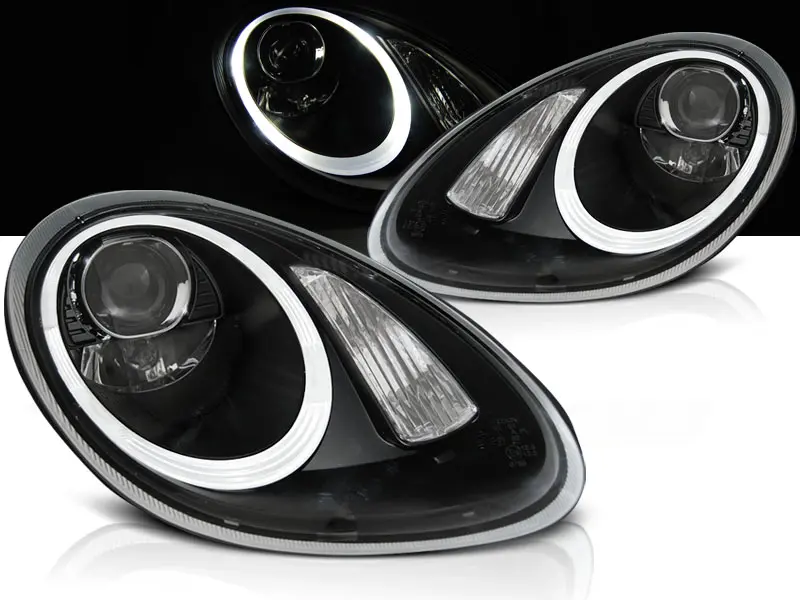 Headlights Porsche Boxster Cayman 987 05-08 Xenon Black