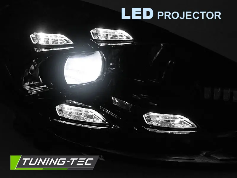 Headlights Porsche Cayenne 10-15 Full LED Black – náhľad 4