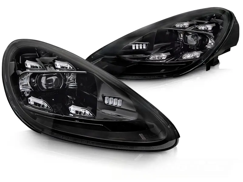 Headlights Porsche Cayenne 10-15 Full LED Black