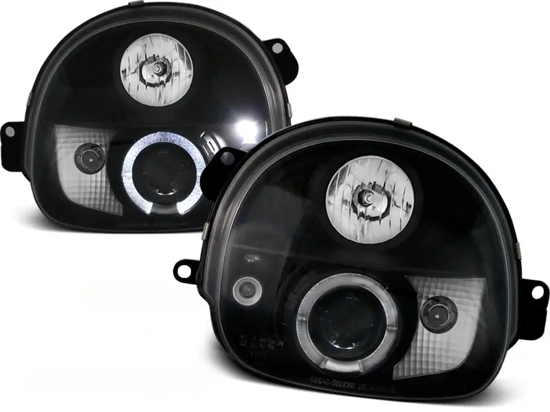 Headlights Renault Twingo 93-98 Angel Eyes Black