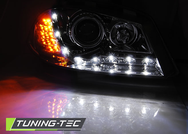 Headlights Seat Ibiza 02-08 Dayline Chrome – náhľad 2