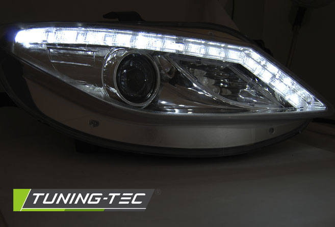Headlights Seat Ibiza 6J 08-12 Dayline Chrome – náhľad 2