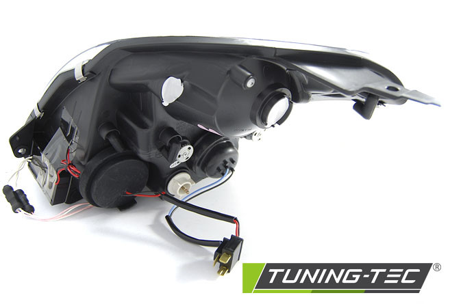 Headlights Suzuki Swift 05-10 CCFL Angel Eyes Black – náhľad 4