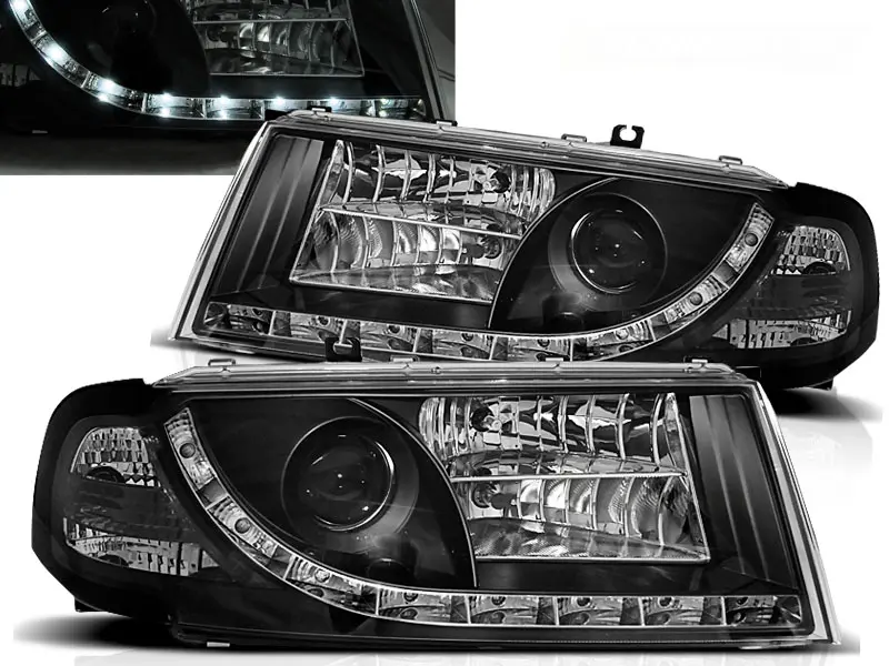 Headlights Škoda Octavia 1 Devil Eyes Black