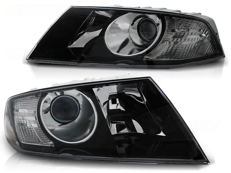 Headlights Škoda Octavia 2 Black