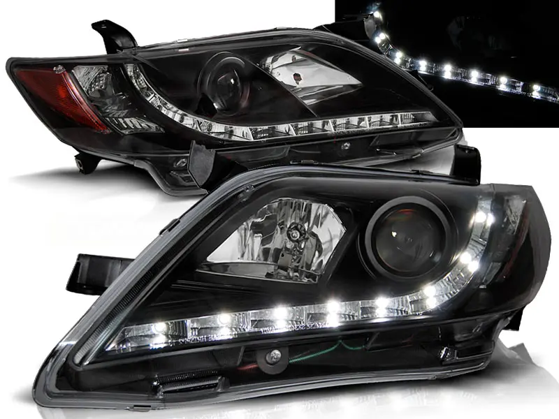 Headlights Toyota Camry 6 XV40 06-09 Devil Eyes Black