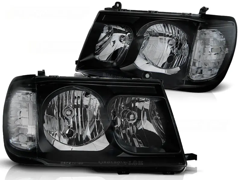 Headlights Toyota Land Cruiser FJ100 98-04 Black