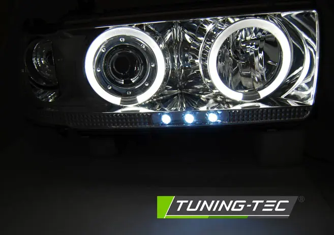 Headlights Toyota Land Cruiser FJ 80 90-97 Chrome – náhľad 2