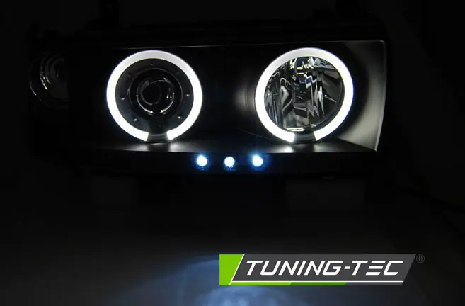 Headlights Toyota Land Cruiser FJ80 90-97 Black – náhľad 2