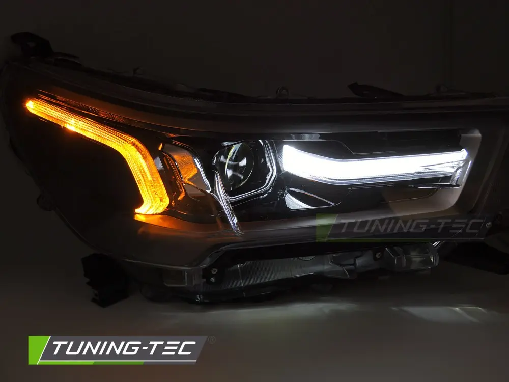 Headlights Toyota Hilux 20- Full LED Black – náhľad 2