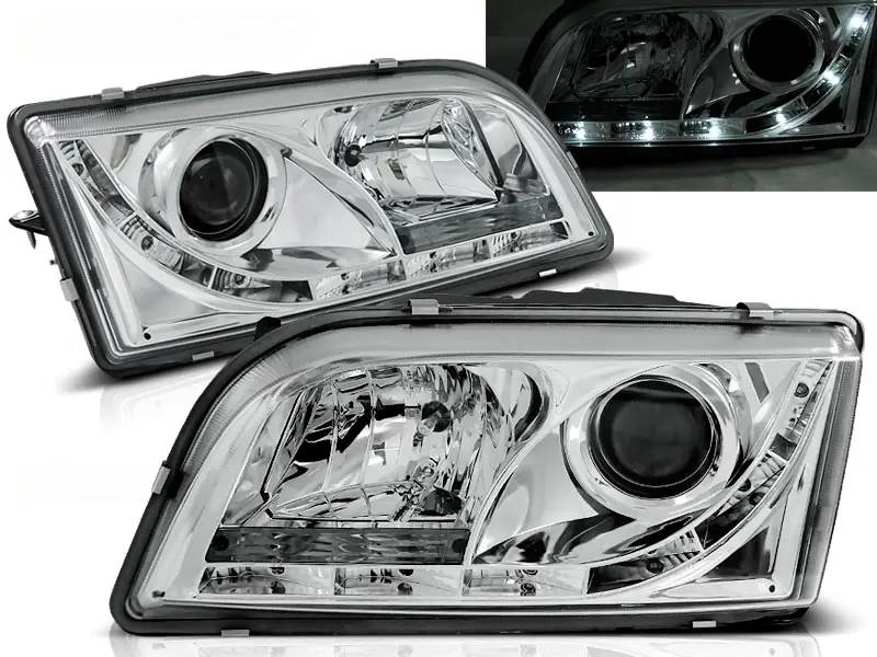 Headlights Volvo S40/V40 96-03 Devil Eyes Chrome