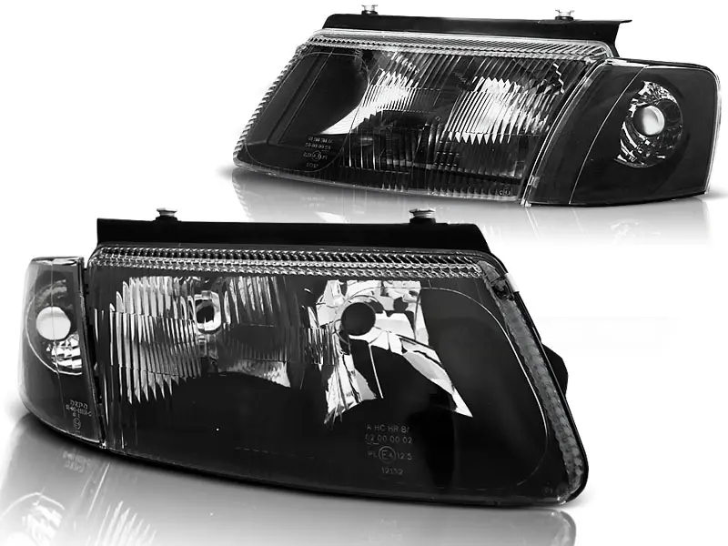 Headlights VW Passat B5 H7/H4 Black