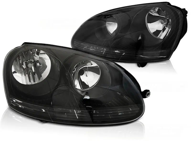 Headlights VW Golf 5 Black