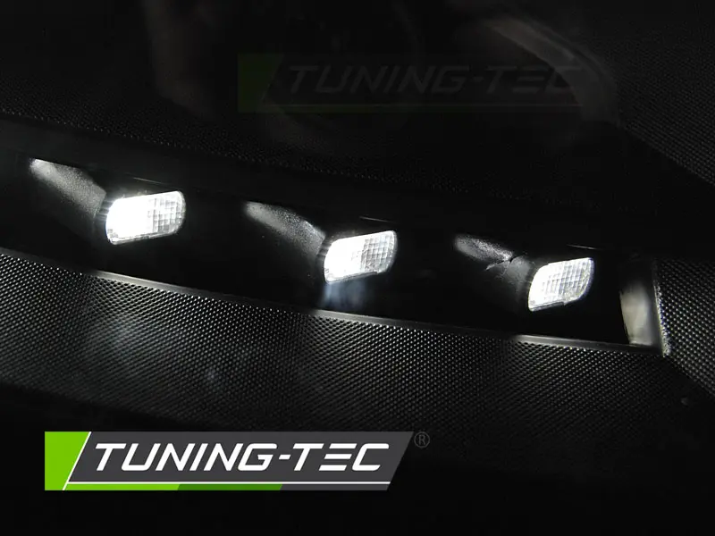 Predné svetlá VW T5 10-15 True DRL Black – náhľad 6