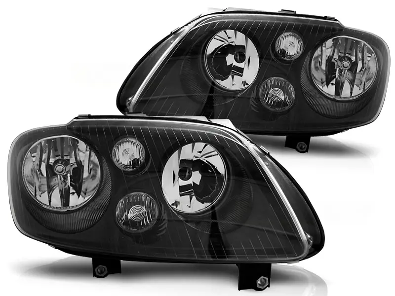 Headlights VW Touran 03-06/Caddy Black