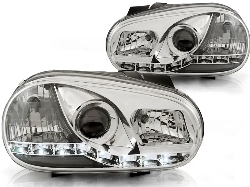 Headlights VW Golf 4 DE Chrome
