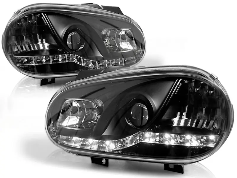 Headlights VW Golf 4 DE Black