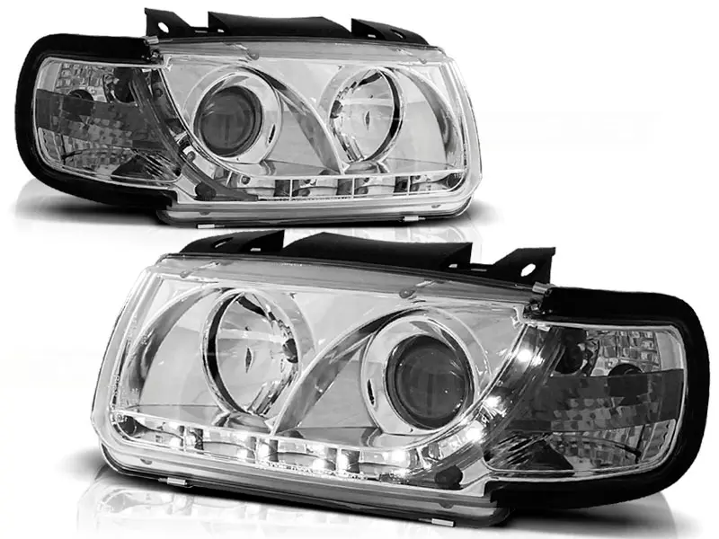 Headlights VW Polo 6N 94-99 Devil Eyes Chrome
