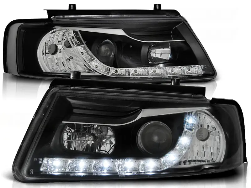 Headlights VW Passat B5 3B Devil Eyes Black