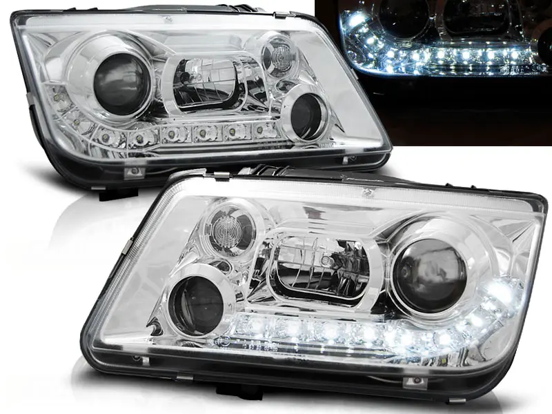 Headlights VW Bora DE Chrome