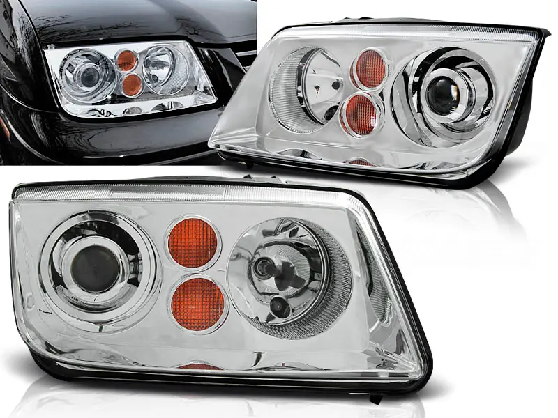 Headlights VW Bora 98-05 Chrome