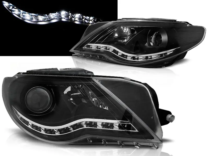 Headlights VW Passat CC Black